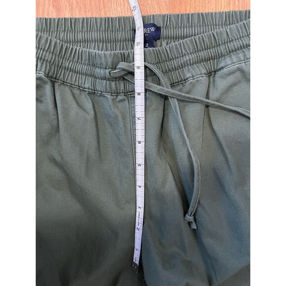 J Crew Factory Olive Green Elastic Draw String Waist Joggers Size 2 - Picture 7 of 7